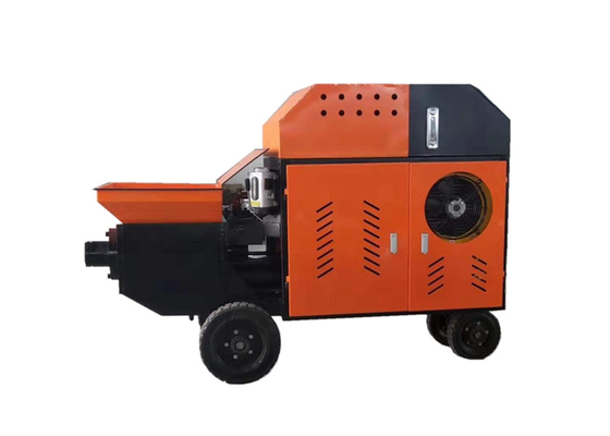 7-9m3/H Small Portable Concrete Pumping Machine 2 Cylinders